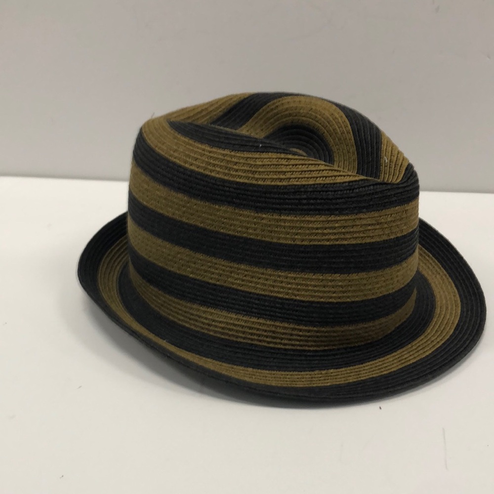 Vintage Black and Olive Green FENDI  Fedora Hat